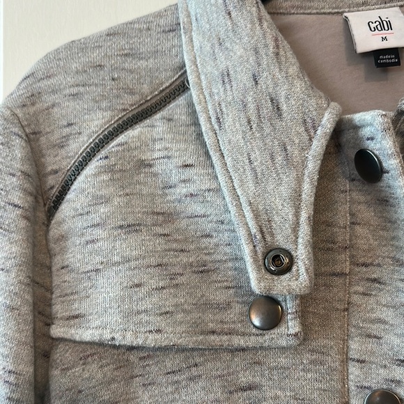 Gray Button-Up Jacket - Picture 3 of 5